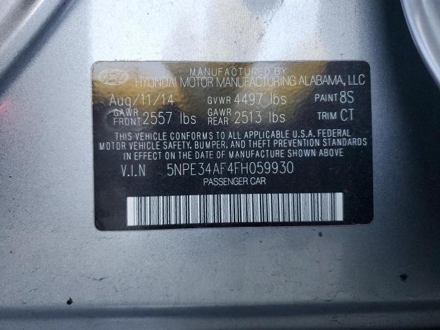 Photo 11 VIN: 5NPE34AF4FH059930 - HYUNDAI SONATA SPO 