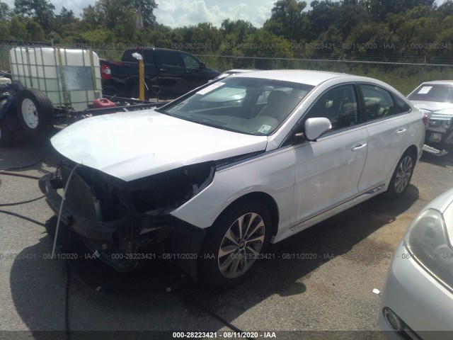 Photo 1 VIN: 5NPE34AF4FH060690 - HYUNDAI SONATA 