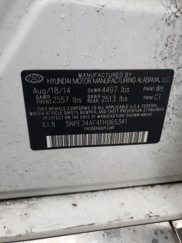 Photo 11 VIN: 5NPE34AF4FH065341 - HYUNDAI SONATA SPO 