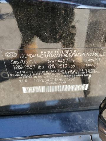 Photo 11 VIN: 5NPE34AF4FH077232 - HYUNDAI SONATA 