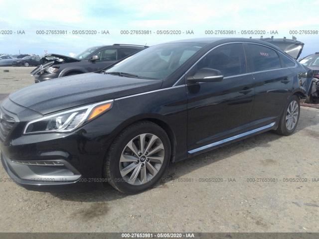 Photo 1 VIN: 5NPE34AF4FH078669 - HYUNDAI SONATA 