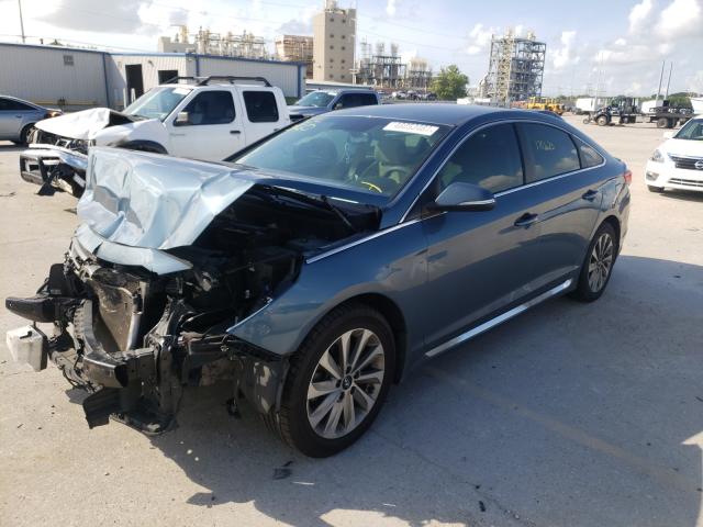 Photo 1 VIN: 5NPE34AF4FH085315 - HYUNDAI SONATA SPO 