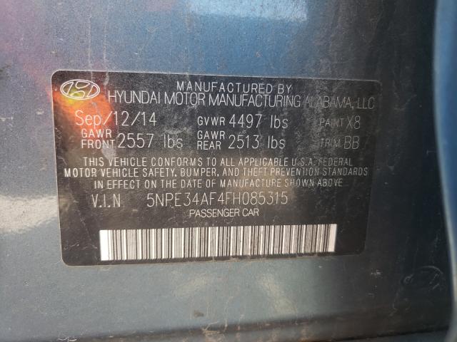 Photo 9 VIN: 5NPE34AF4FH085315 - HYUNDAI SONATA SPO 