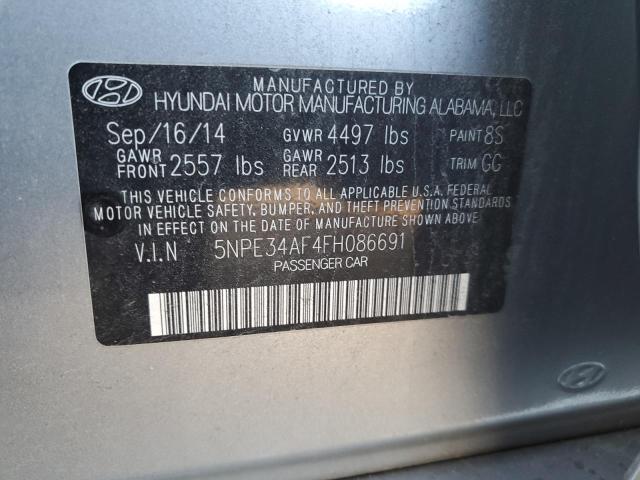 Photo 12 VIN: 5NPE34AF4FH086691 - HYUNDAI SONATA SPO 