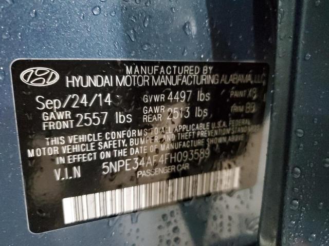 Photo 11 VIN: 5NPE34AF4FH093589 - HYUNDAI SONATA SPO 