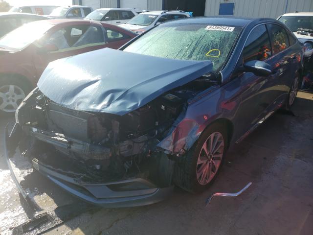 Photo 1 VIN: 5NPE34AF4FH093589 - HYUNDAI SONATA SPO 