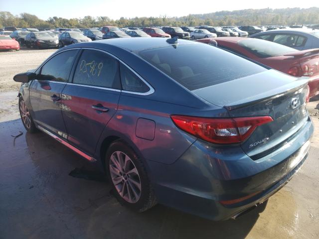 Photo 2 VIN: 5NPE34AF4FH093589 - HYUNDAI SONATA SPO 