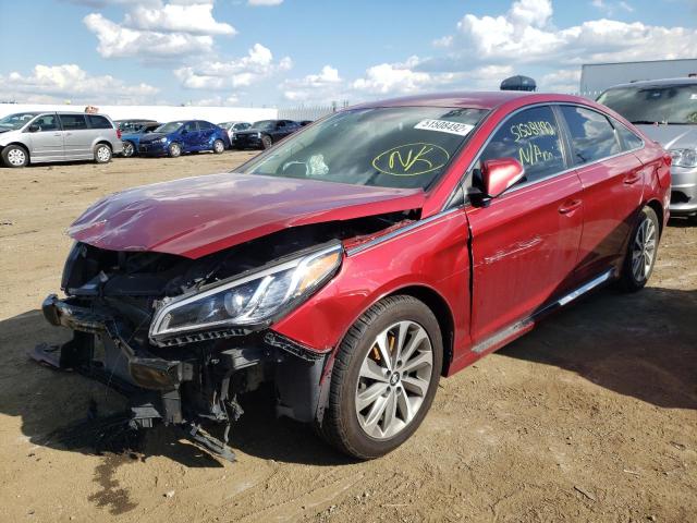 Photo 1 VIN: 5NPE34AF4FH093821 - HYUNDAI SONATA SPO 