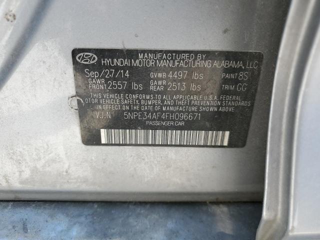 Photo 11 VIN: 5NPE34AF4FH096671 - HYUNDAI SONATA SPO 