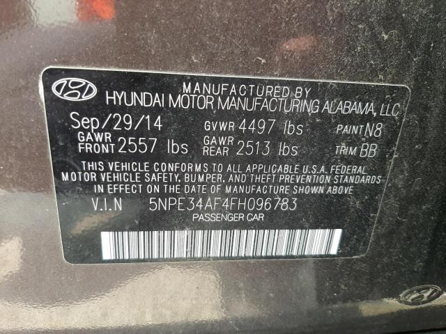 Photo 11 VIN: 5NPE34AF4FH096783 - HYUNDAI SONATA 