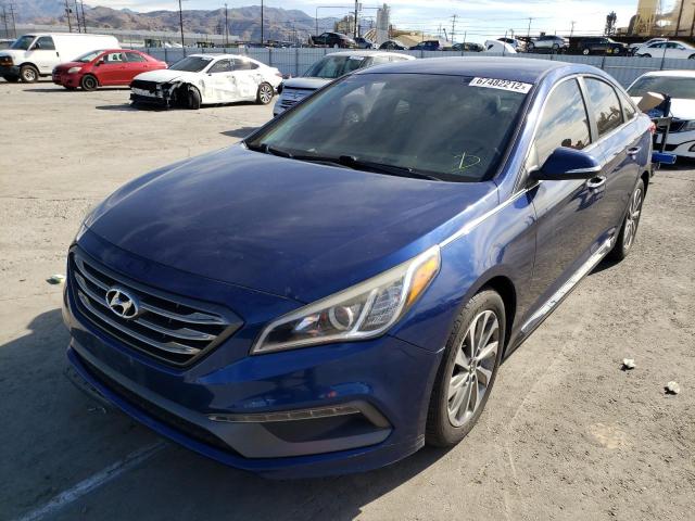 Photo 1 VIN: 5NPE34AF4FH098274 - HYUNDAI SONATA SPO 