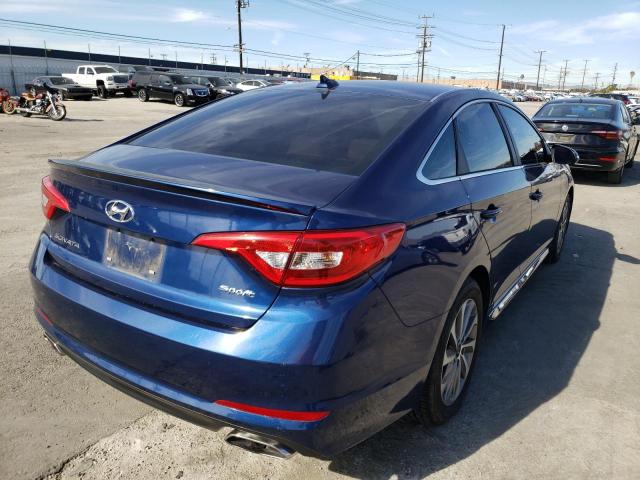 Photo 3 VIN: 5NPE34AF4FH098274 - HYUNDAI SONATA SPO 