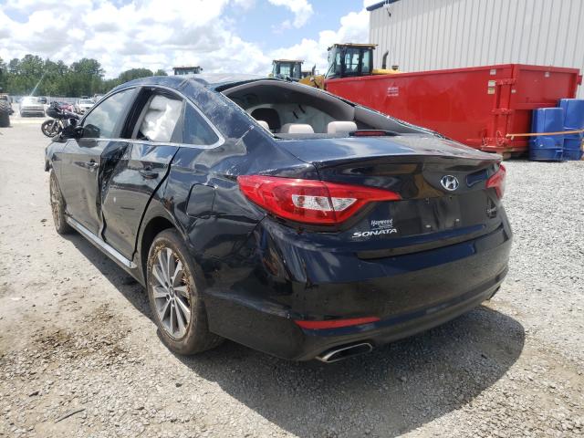 Photo 2 VIN: 5NPE34AF4FH105322 - HYUNDAI SONATA SPO 