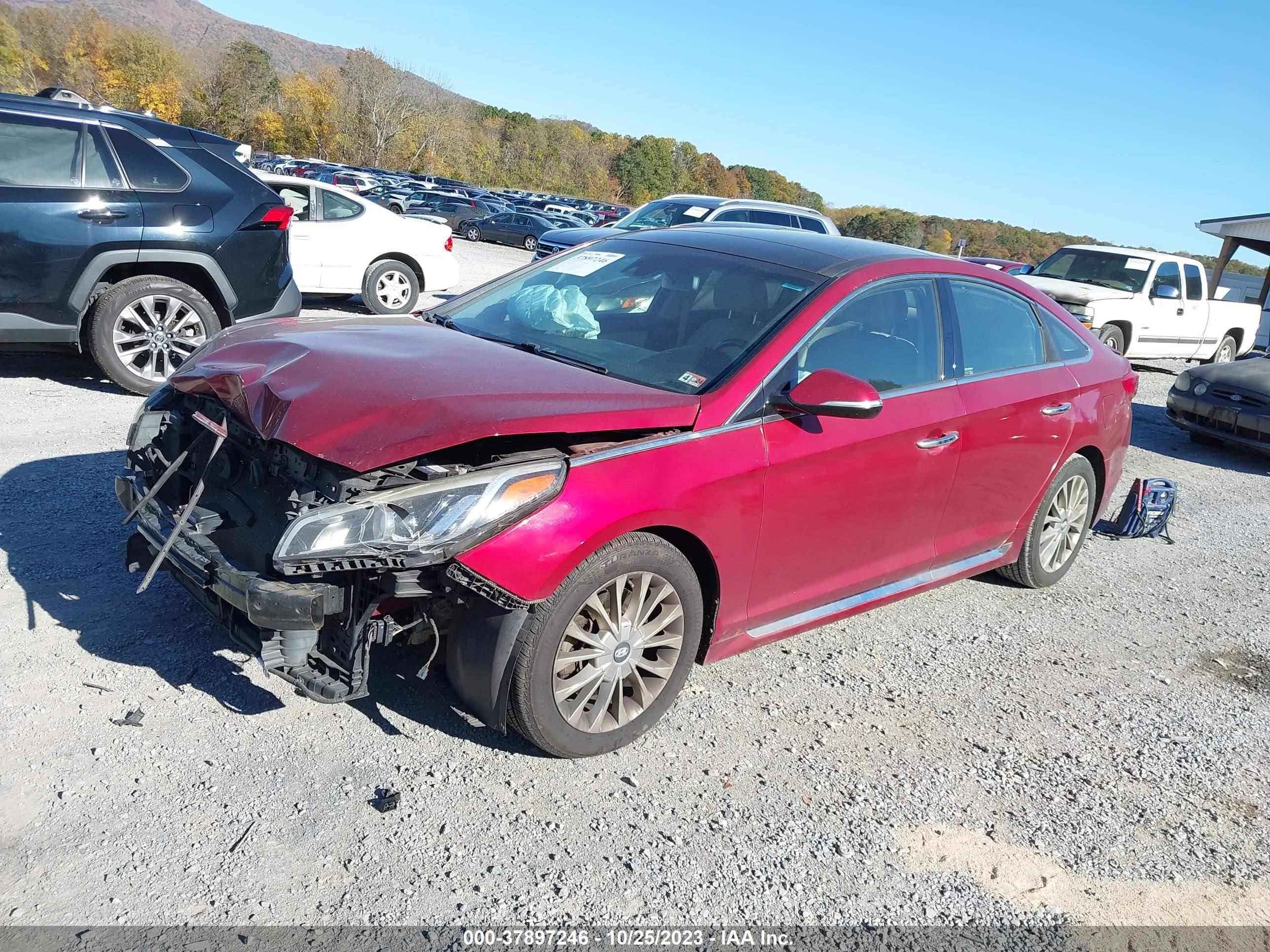 Photo 1 VIN: 5NPE34AF4FH106695 - HYUNDAI SONATA 