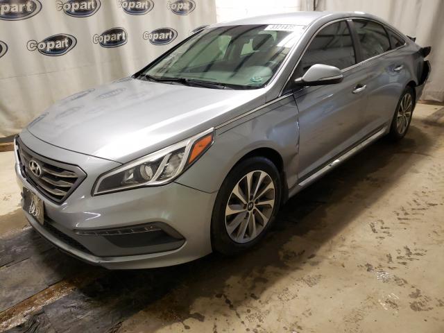 Photo 1 VIN: 5NPE34AF4FH107930 - HYUNDAI SONATA SPO 