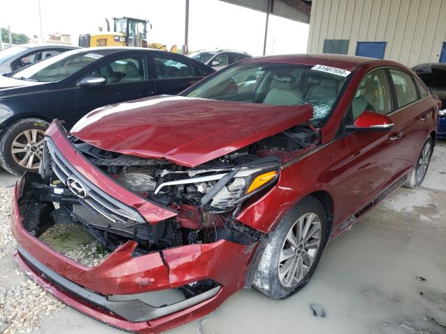 Photo 1 VIN: 5NPE34AF4FH112142 - HYUNDAI SONATA SPO 