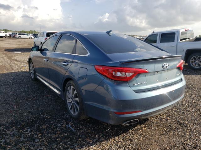 Photo 2 VIN: 5NPE34AF4FH115994 - HYUNDAI SONATA SPO 