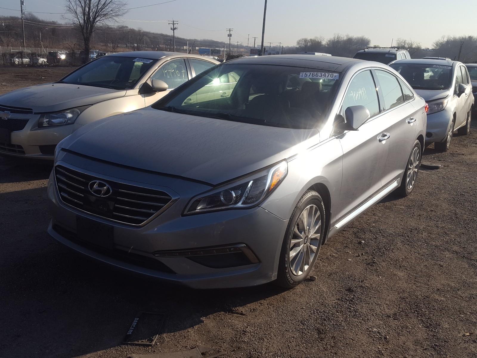 Photo 8 VIN: 5NPE34AF4FH130690 - HYUNDAI SONATA SPO 