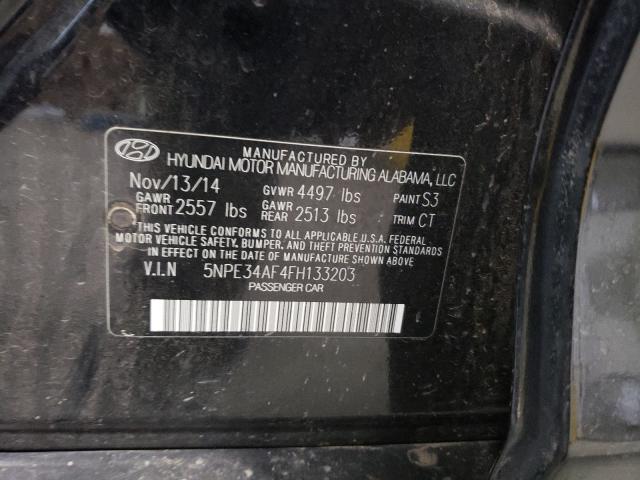 Photo 9 VIN: 5NPE34AF4FH133203 - HYUNDAI SONATA SPO 