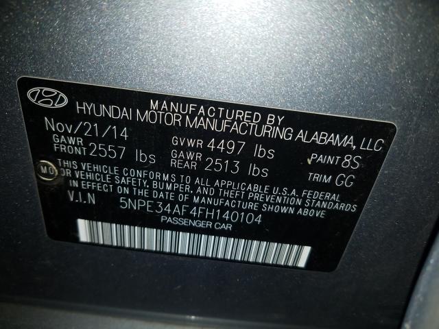 Photo 9 VIN: 5NPE34AF4FH140104 - HYUNDAI SONATA SPO 