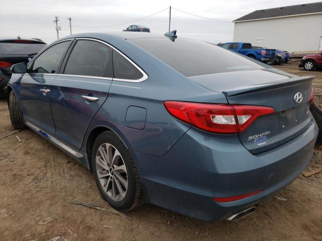 Photo 2 VIN: 5NPE34AF4FH142919 - HYUNDAI SONATA SPO 