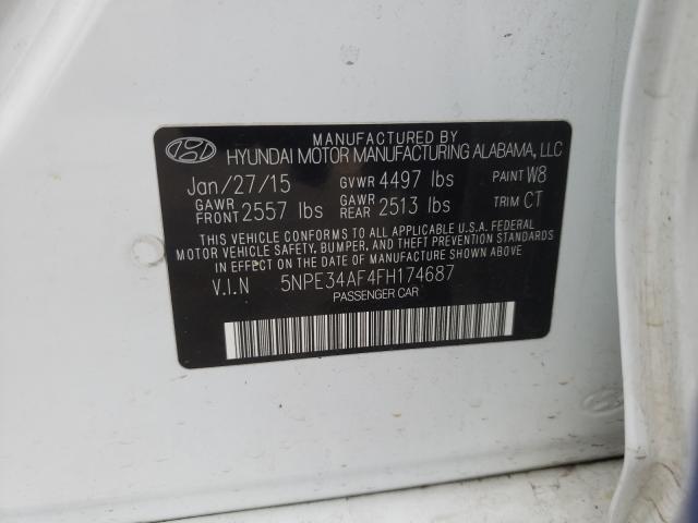 Photo 9 VIN: 5NPE34AF4FH174687 - HYUNDAI SONATA SPO 