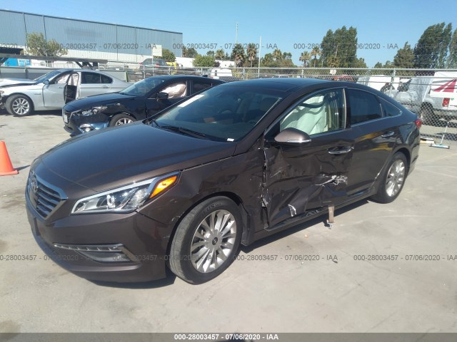 Photo 1 VIN: 5NPE34AF4FH177184 - HYUNDAI SONATA 