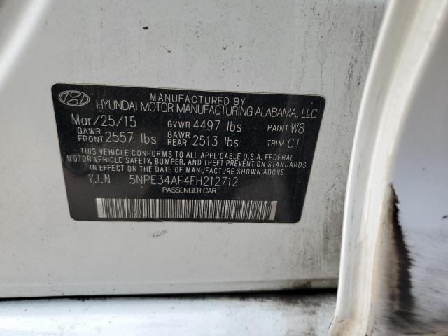 Photo 9 VIN: 5NPE34AF4FH212712 - HYUNDAI SONATA SPO 