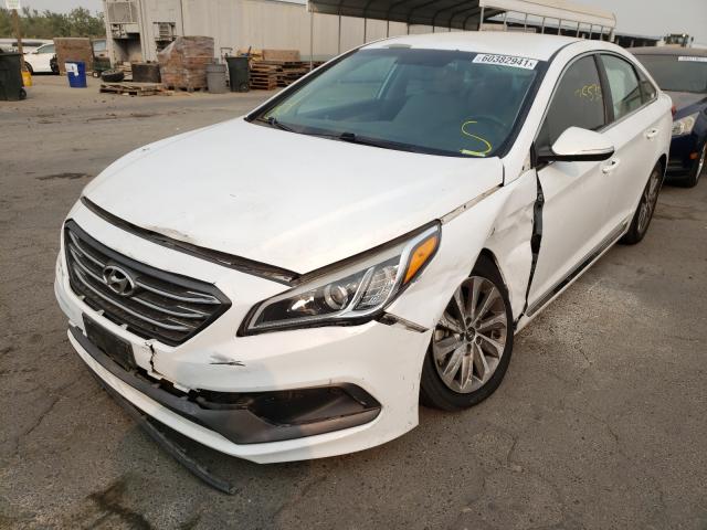 Photo 1 VIN: 5NPE34AF4FH222625 - HYUNDAI SONATA SPO 