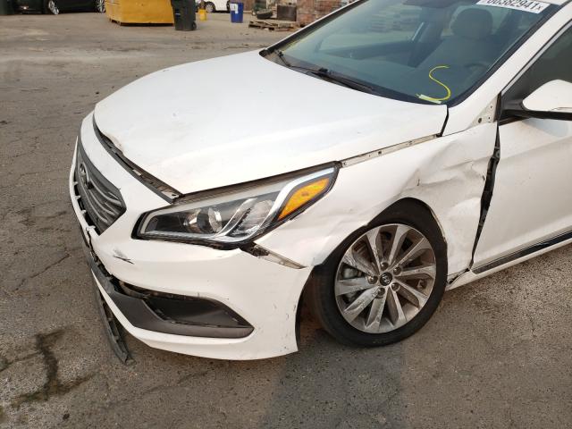 Photo 8 VIN: 5NPE34AF4FH222625 - HYUNDAI SONATA SPO 