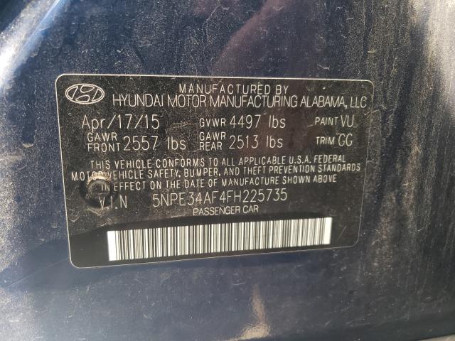 Photo 9 VIN: 5NPE34AF4FH225735 - HYUNDAI SONATA SPO 