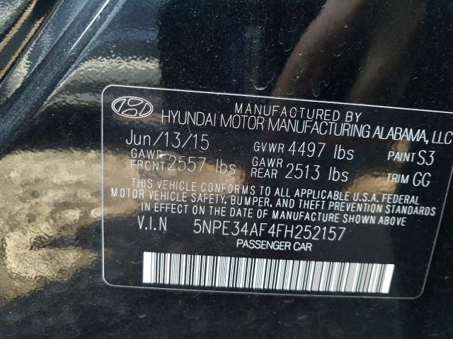 Photo 9 VIN: 5NPE34AF4FH252157 - HYUNDAI SONATA SPO 