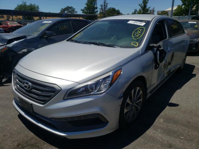 Photo 1 VIN: 5NPE34AF4FH258640 - HYUNDAI SONATA 