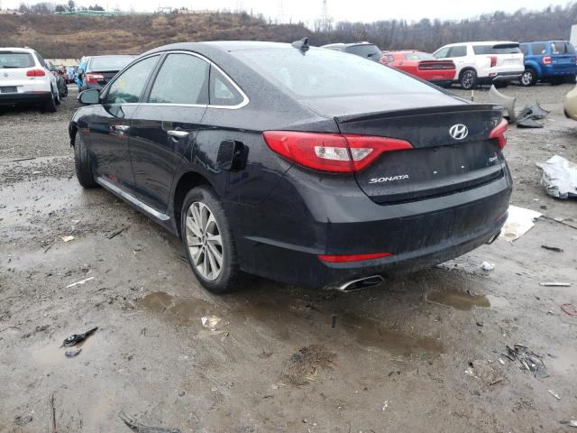 Photo 2 VIN: 5NPE34AF4GH262110 - HYUNDAI SONATA SPO 