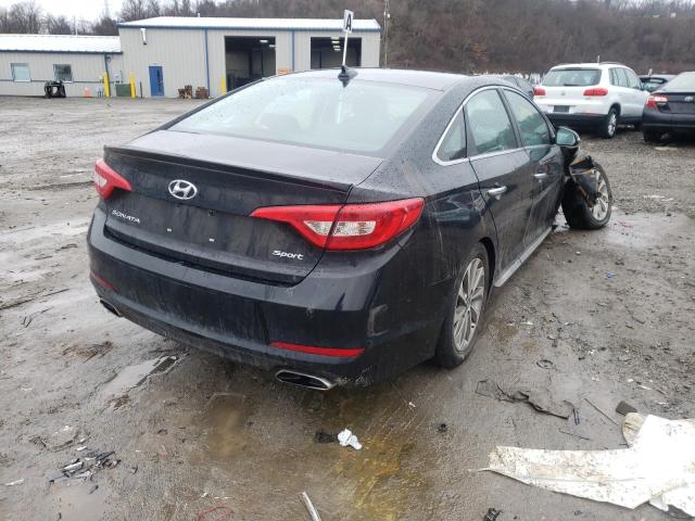 Photo 3 VIN: 5NPE34AF4GH262110 - HYUNDAI SONATA SPO 