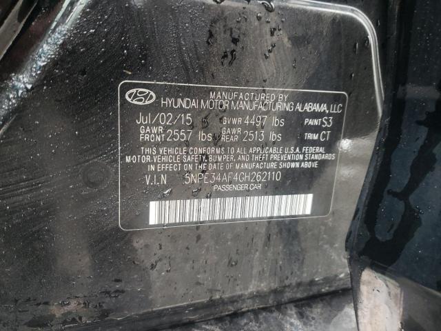 Photo 9 VIN: 5NPE34AF4GH262110 - HYUNDAI SONATA SPO 