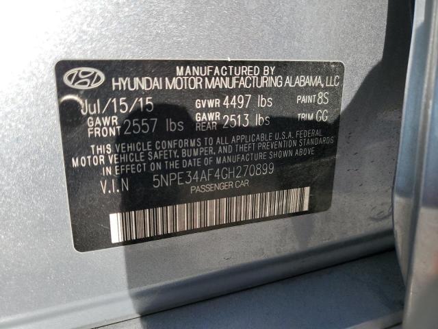 Photo 11 VIN: 5NPE34AF4GH270899 - HYUNDAI SONATA SPO 