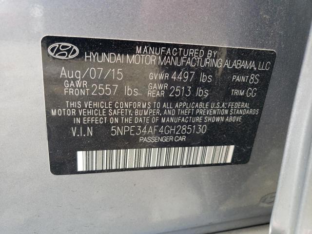 Photo 12 VIN: 5NPE34AF4GH285130 - HYUNDAI SONATA SPO 