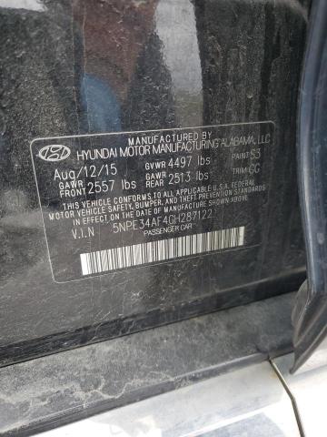 Photo 11 VIN: 5NPE34AF4GH287122 - HYUNDAI SONATA 