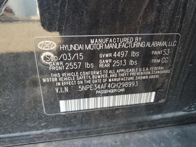 Photo 12 VIN: 5NPE34AF4GH298993 - HYUNDAI SONATA SPO 