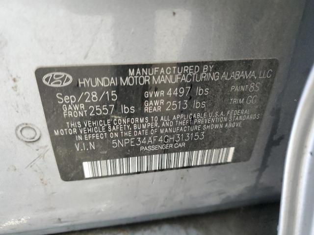 Photo 11 VIN: 5NPE34AF4GH313153 - HYUNDAI SONATA 