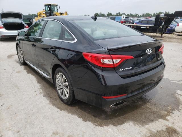 Photo 2 VIN: 5NPE34AF4GH315162 - HYUNDAI SONATA SPO 