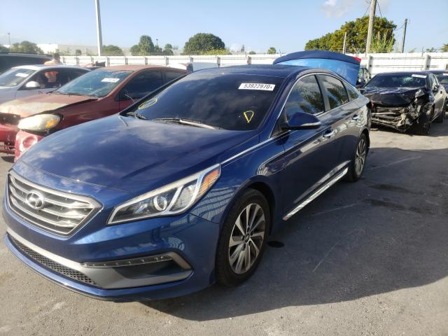 Photo 1 VIN: 5NPE34AF4GH321849 - HYUNDAI SONATA 