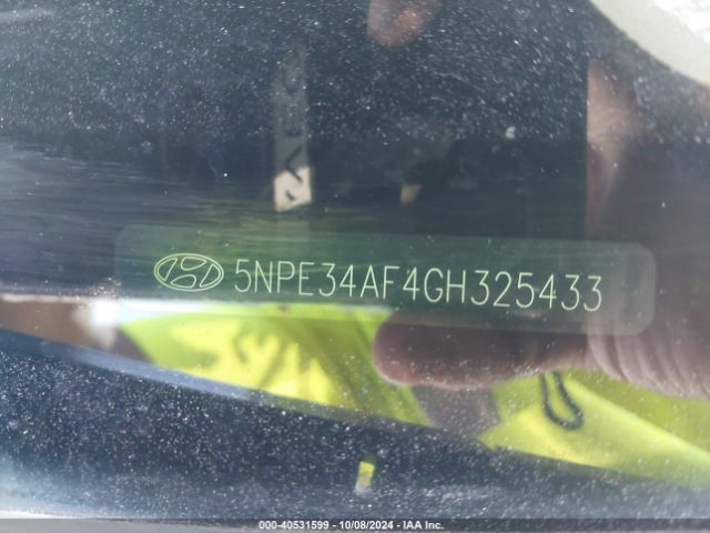 Photo 8 VIN: 5NPE34AF4GH325433 - HYUNDAI SONATA 