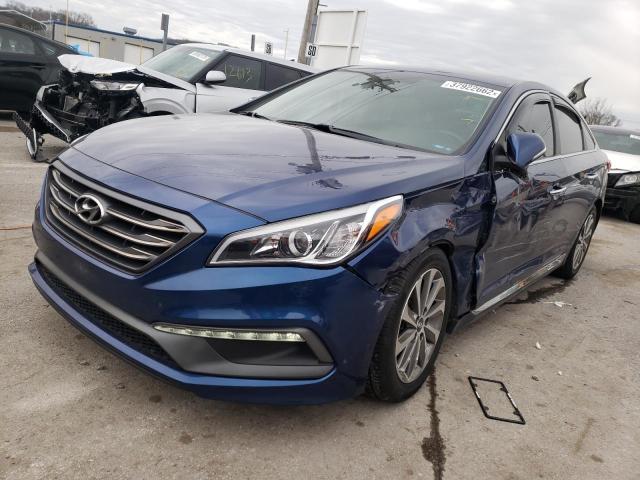 Photo 1 VIN: 5NPE34AF4GH326243 - HYUNDAI SONATA SPO 