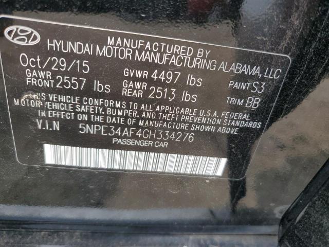 Photo 11 VIN: 5NPE34AF4GH334276 - HYUNDAI SONATA SPO 