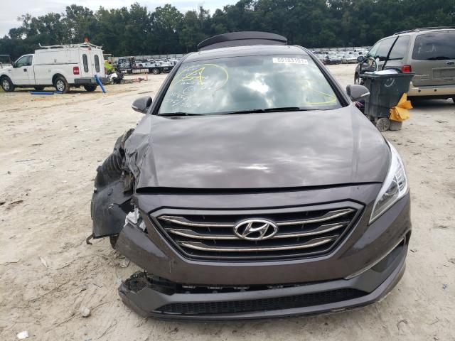 Photo 8 VIN: 5NPE34AF4GH336903 - HYUNDAI SONATA SPO 