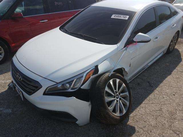 Photo 8 VIN: 5NPE34AF4GH358092 - HYUNDAI SONATA SPO 