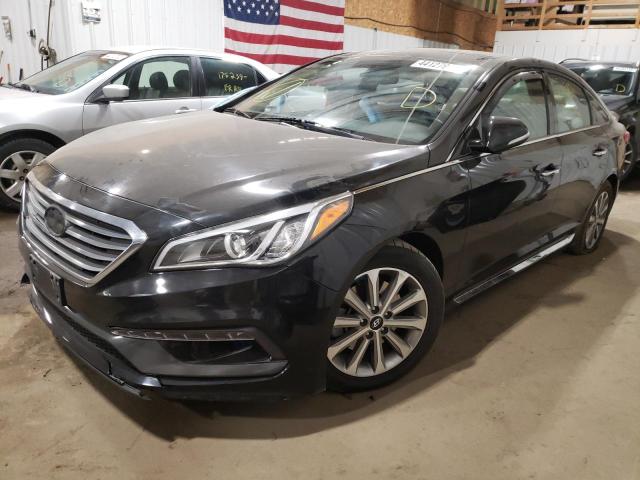 Photo 1 VIN: 5NPE34AF4GH388600 - HYUNDAI SONATA SPO 