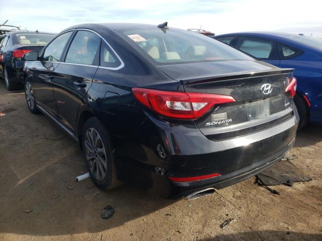 Photo 2 VIN: 5NPE34AF4GH391027 - HYUNDAI SONATA SPO 